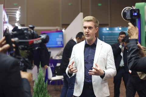 Nik Willetts speaking to camera