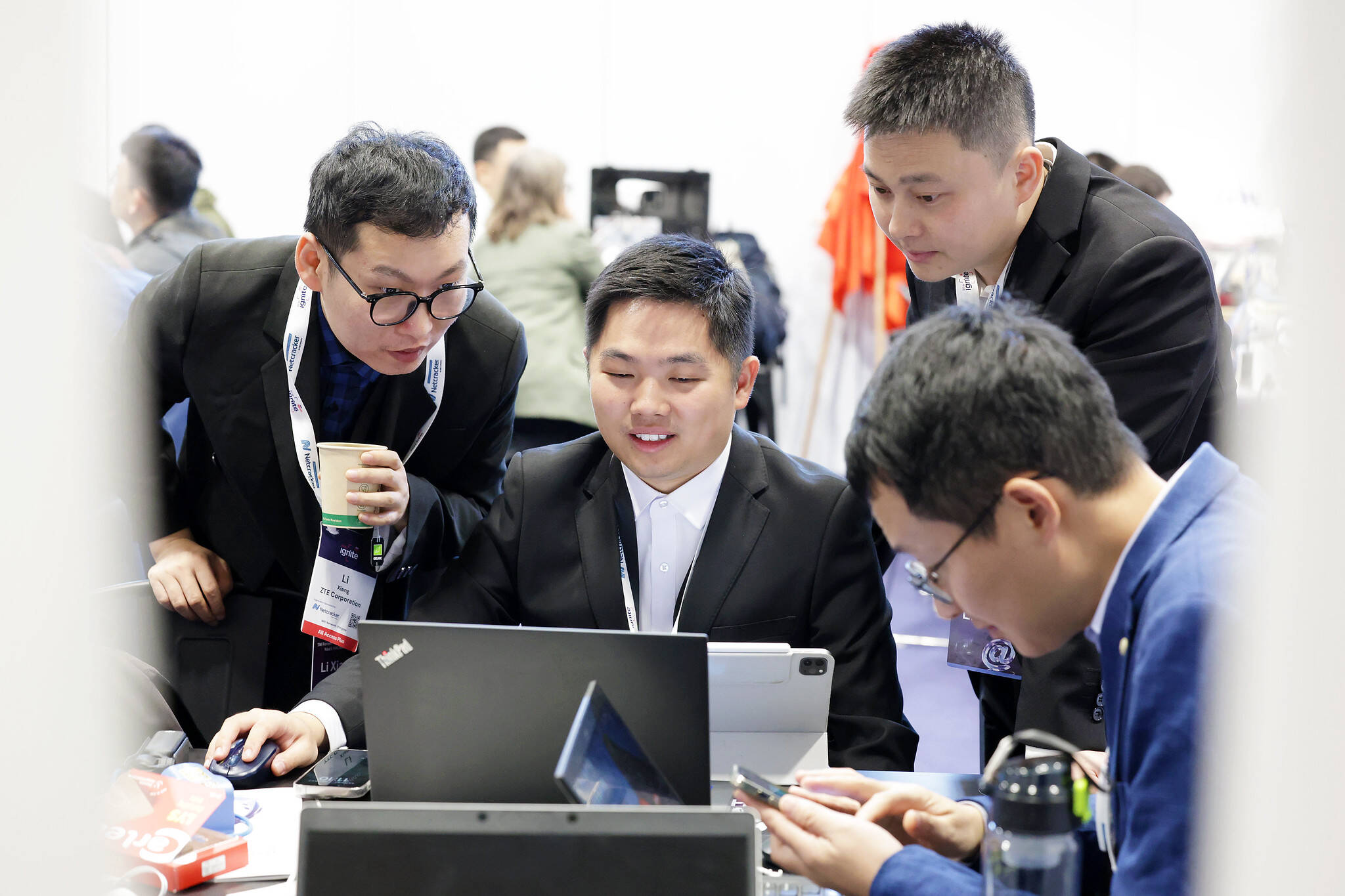 Hackathon team at DTW Ignite 